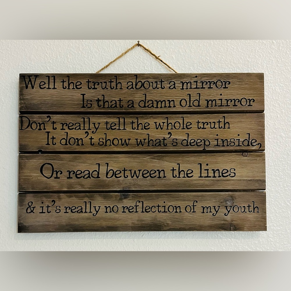 Custom wood sign